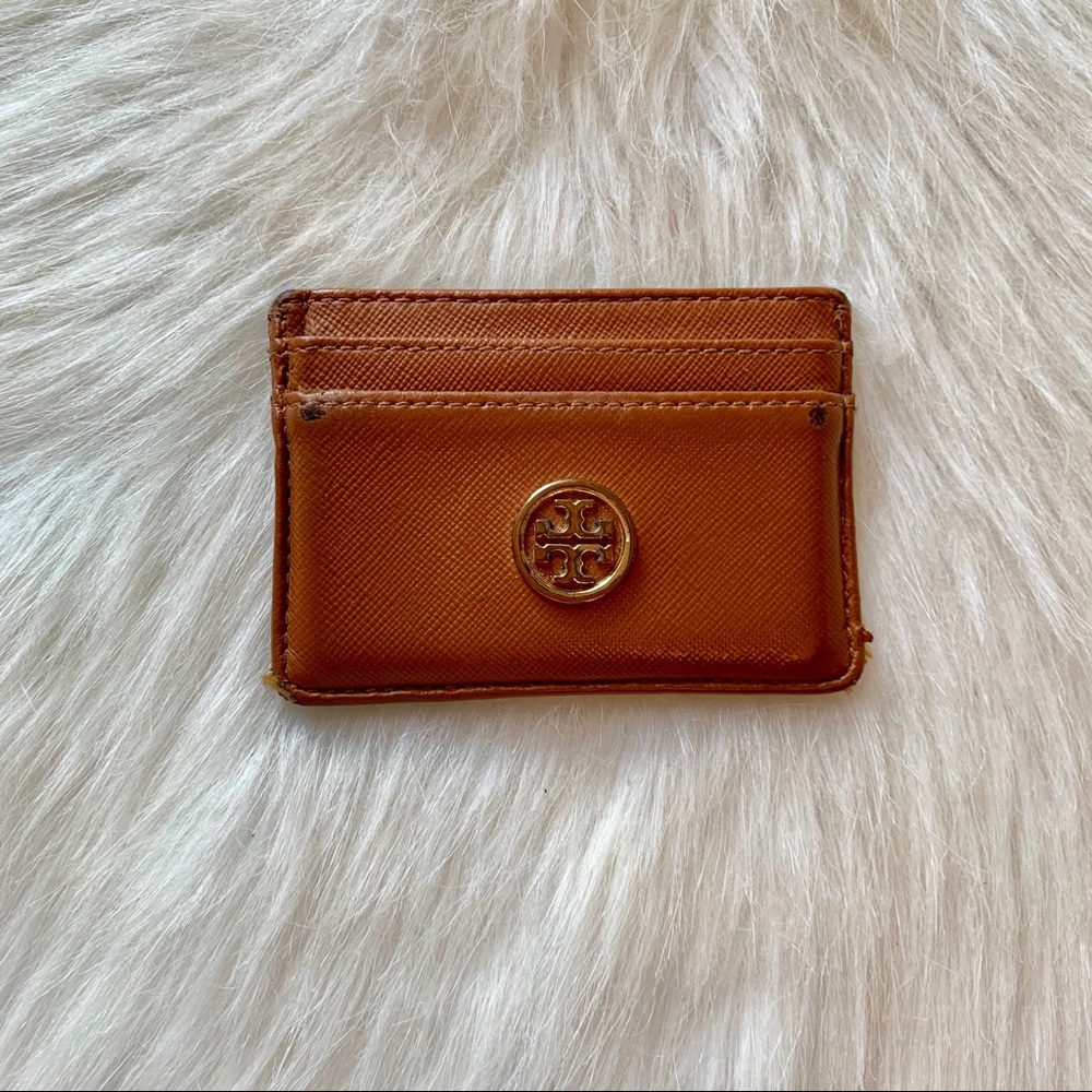 💕 Tory Burch Robinson Leather Card Case